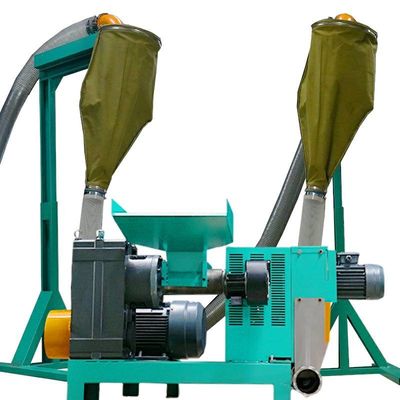 폐기물 플라스틱 밀어남을 위한 LDPE PVC 작은 알모양으로 하기 기계